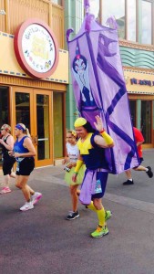 Dressed as Kronk at Disney Race