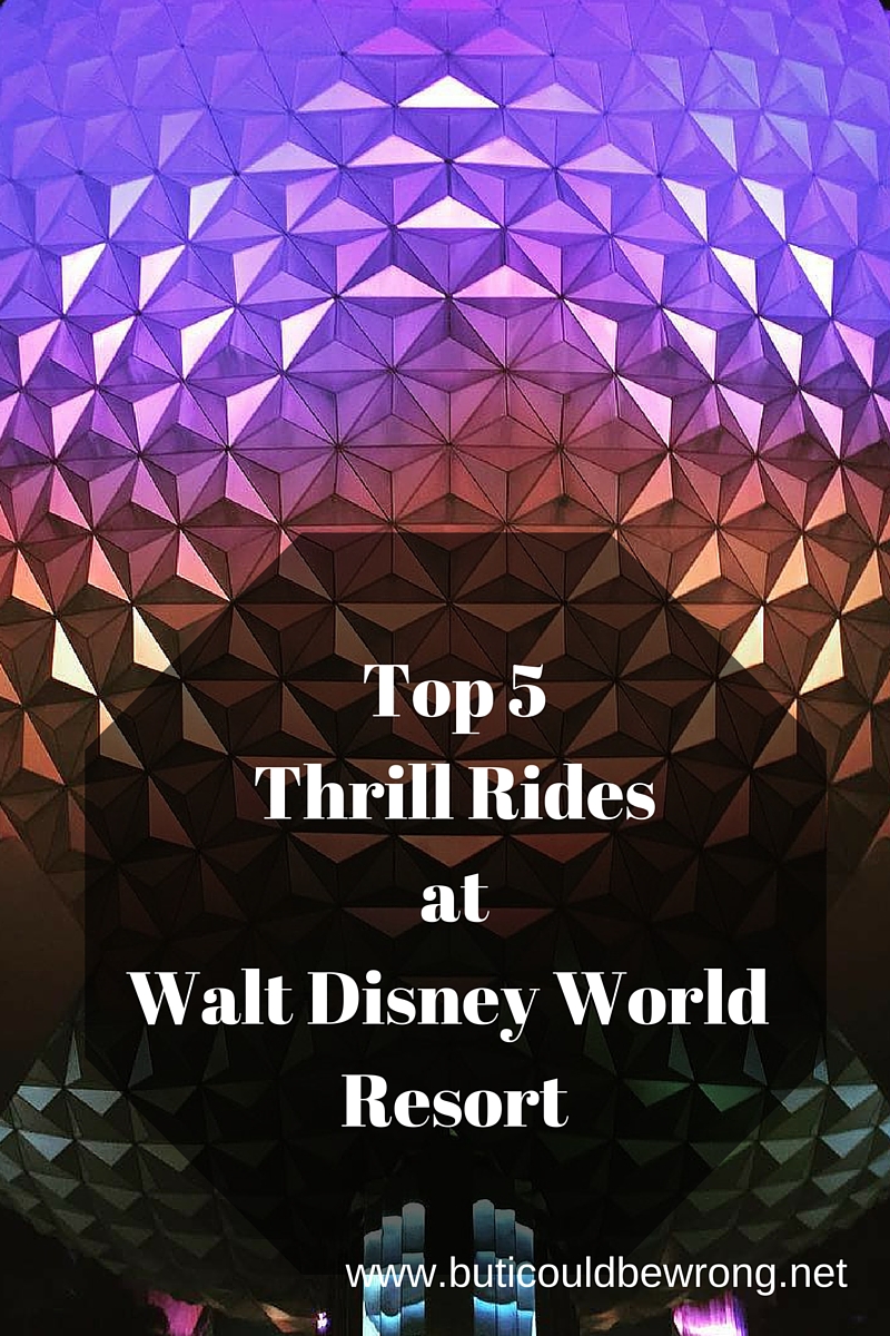 5 thrill rides at Disney World, Florida